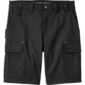 Men's DuluthFlex Fire Hose Relaxed Fit 11" Cargo Shorts BLACK